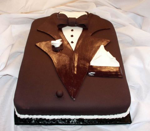 Groom's Tuxedo Cake