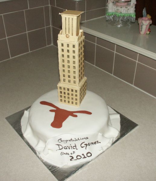 University of Texas Tower Graduation Cake