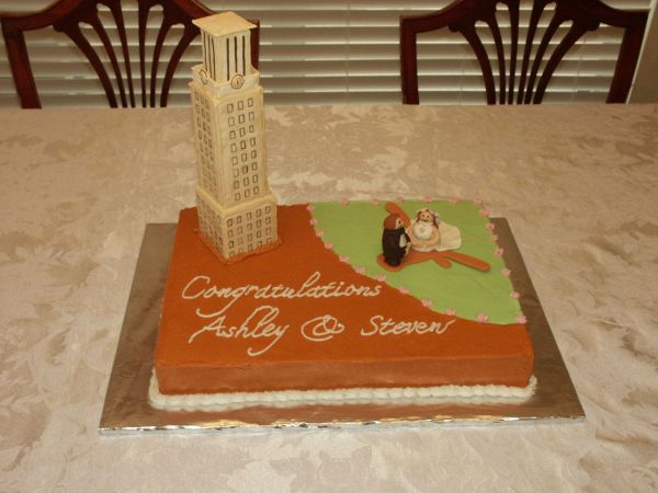 UT Tower Cake