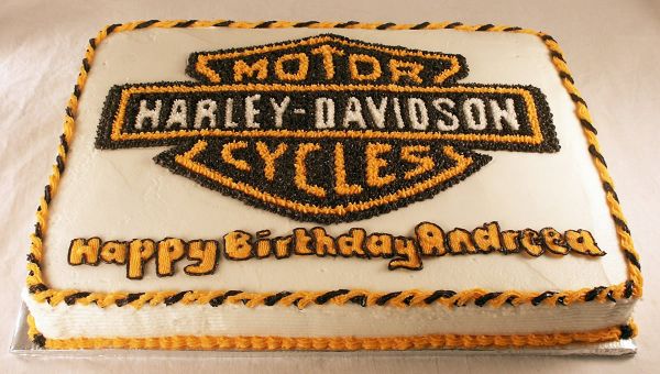 Harley Logo Cake