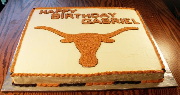 Longhorn Birthday Cake